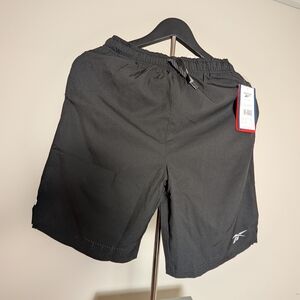 NWT Reebok Boys Black Athletic Shorts Size L (13-14y)